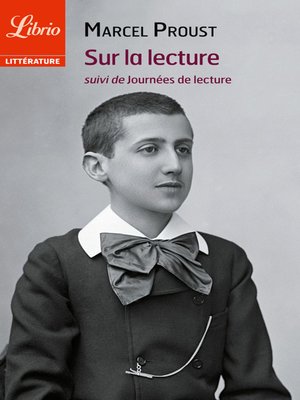 cover image of Sur la lecture, suivi de Journées de Lecture